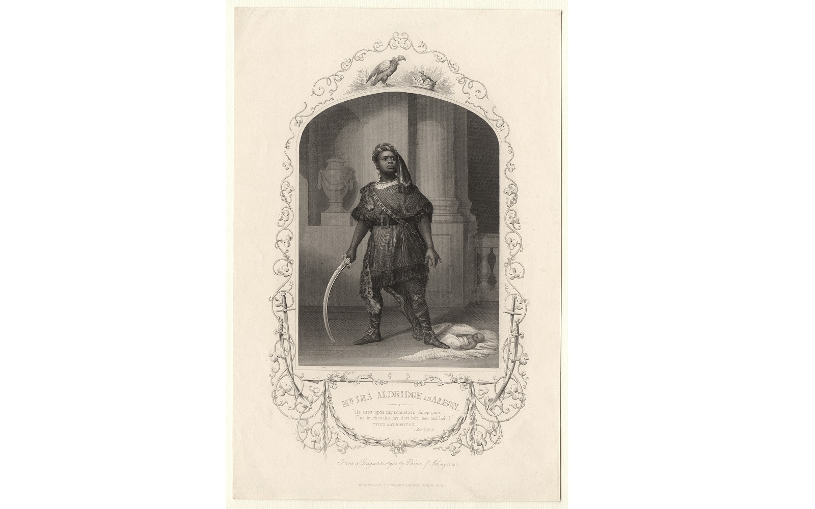 Ira Aldridge as Aaron (National Portrait Gallery)