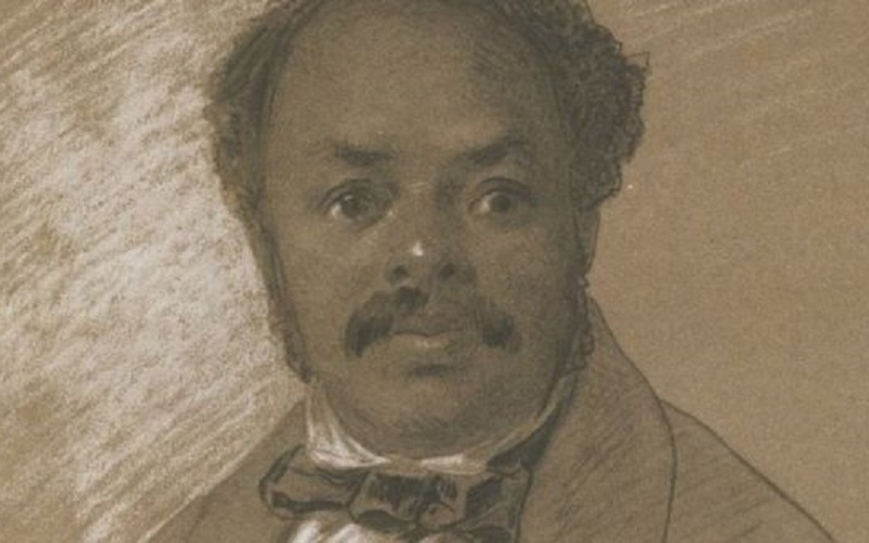 Portrait of Ira Aldridge by Taras Shevchenko, 1858